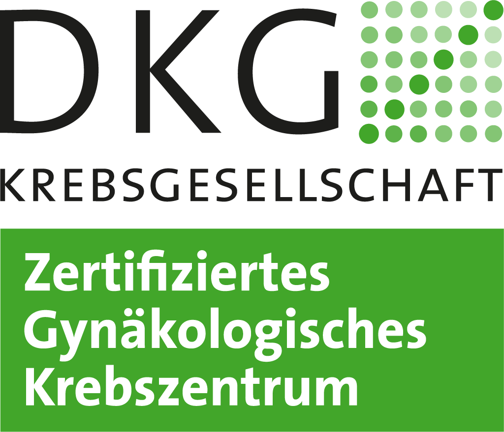 Logo Zertifizierung Logo der DKG für das Gynäkologische Krebszentrum am EKBK Halle