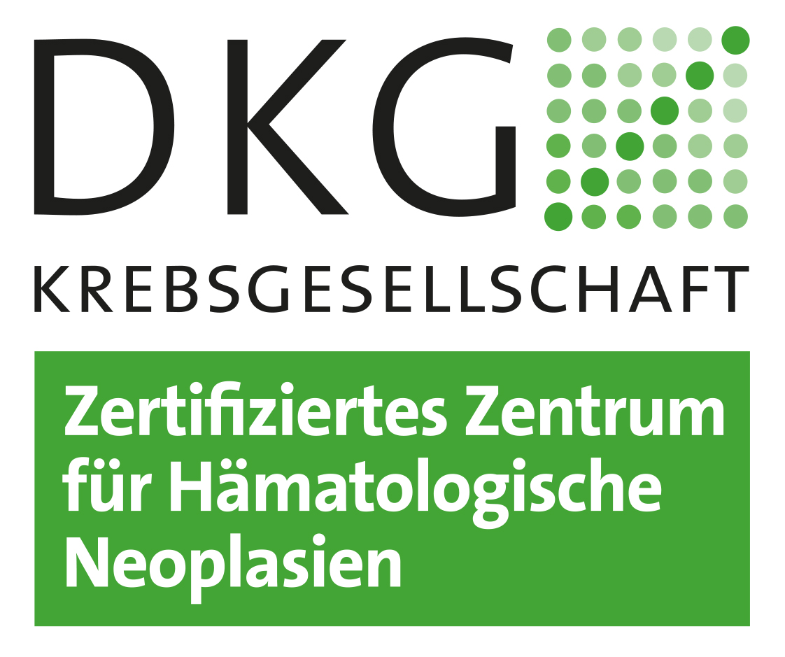 Logo Zertifizierung Logo der DKG-Zertifizierung des Zentrums für Hämatologische Neoplasien am EKBK Halle
